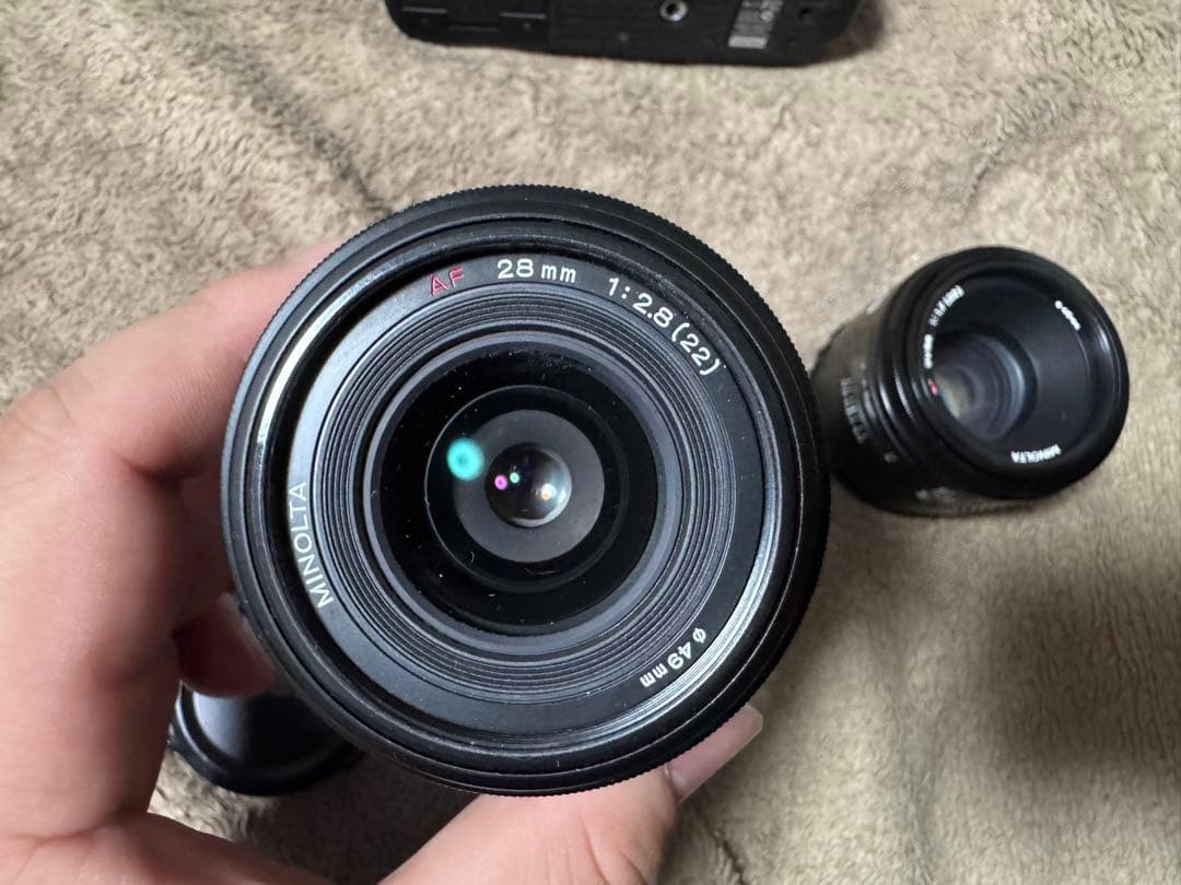 コニカミノルタ　α7 digital 単焦点レンズ2本セット