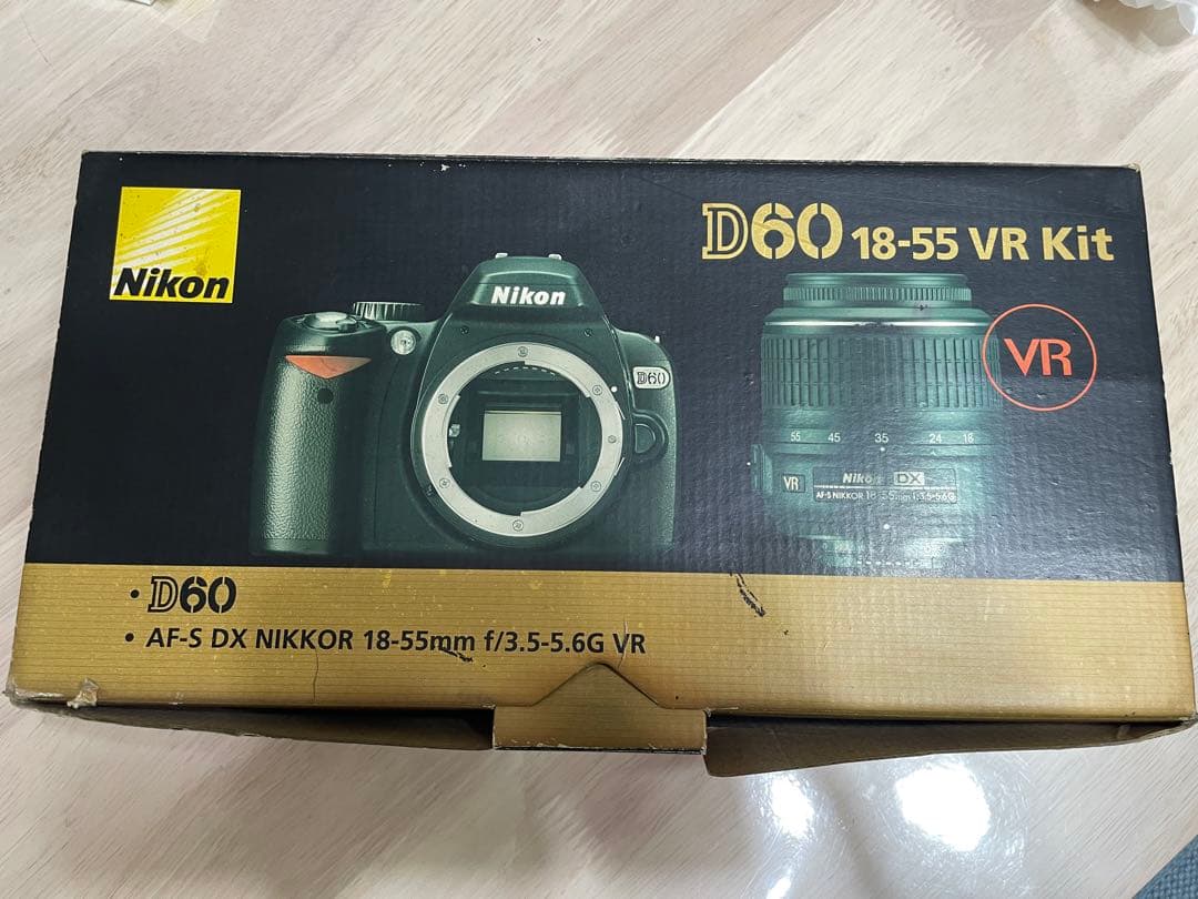 【即発送可】Nikon D60 18-55 VR Kitデジタル一眼レフカメラ