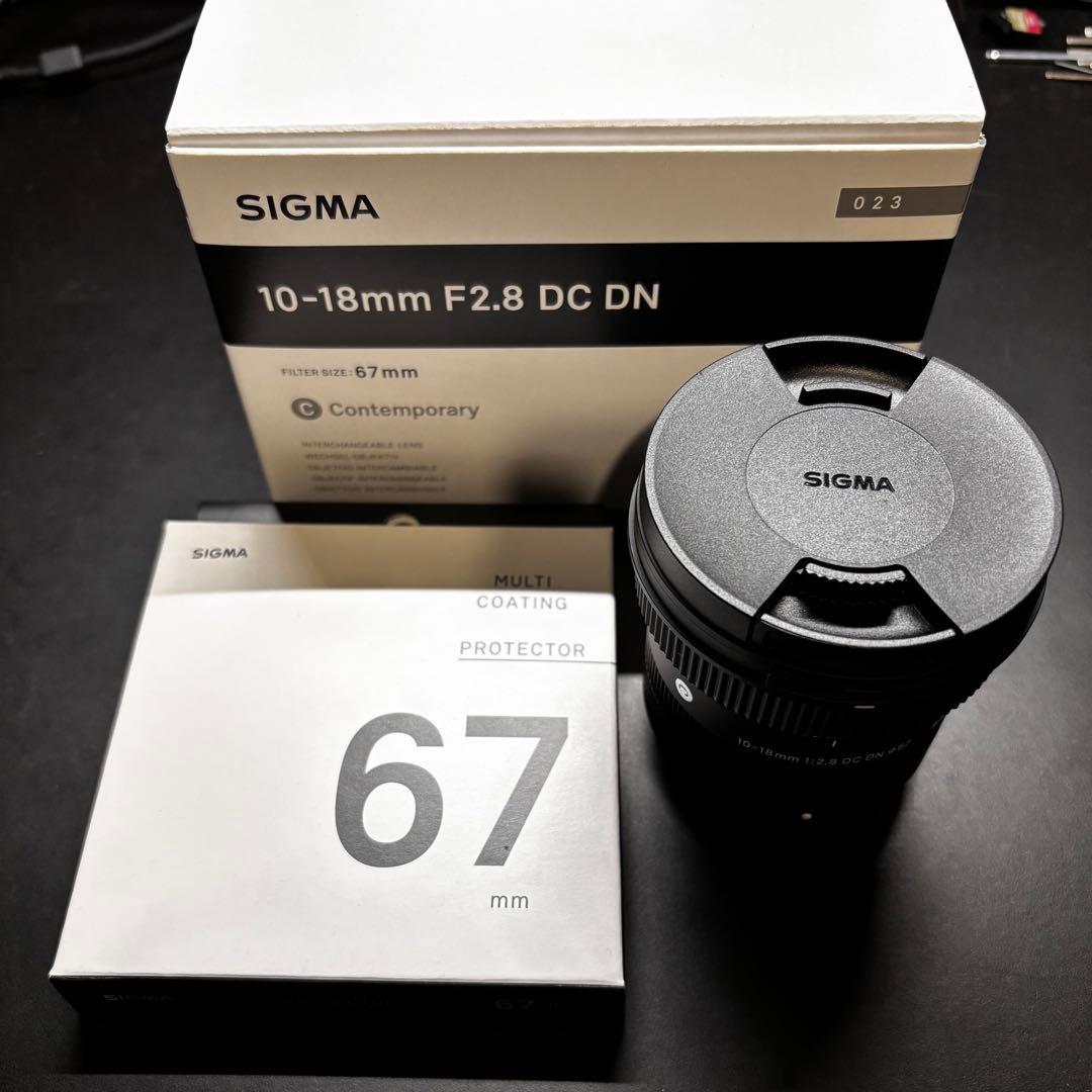 SIGMA 10-18mm F2.8 DC DN + レンズプロテクター
