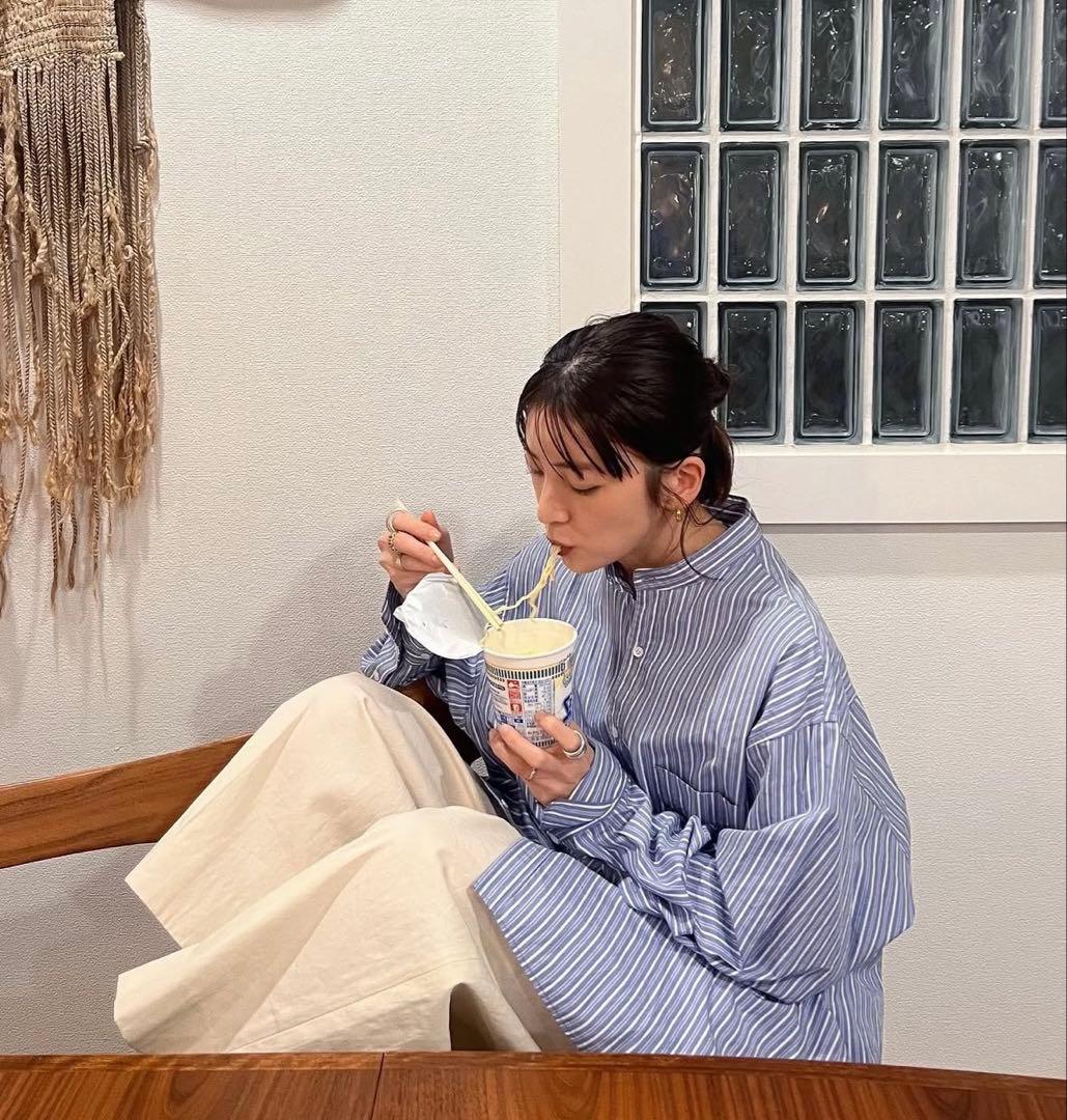 TODAYFUL トゥデイフル ストライプオーバーシャツ