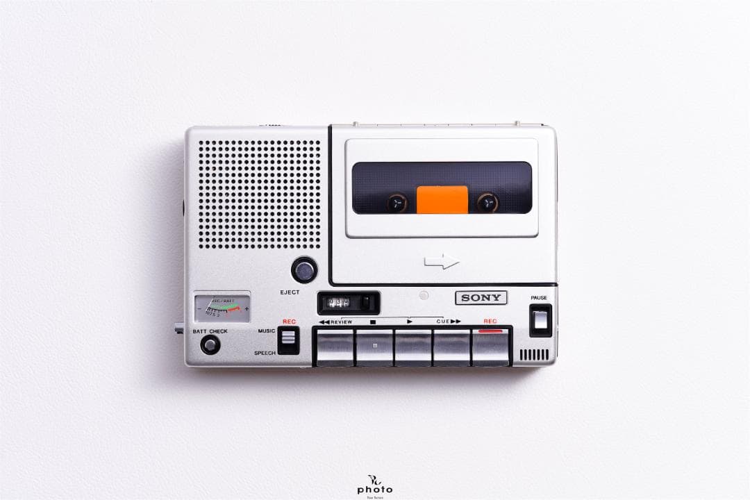 SONY メタルボディ モノラル仕様 カセットレコーダー TC-1100 S