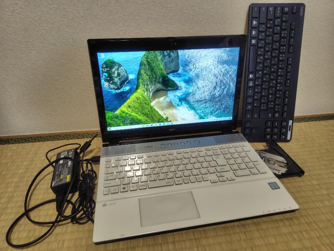 NEC LAVIE PC-GN254ACDA バッテリー良好 外付けキーボード付