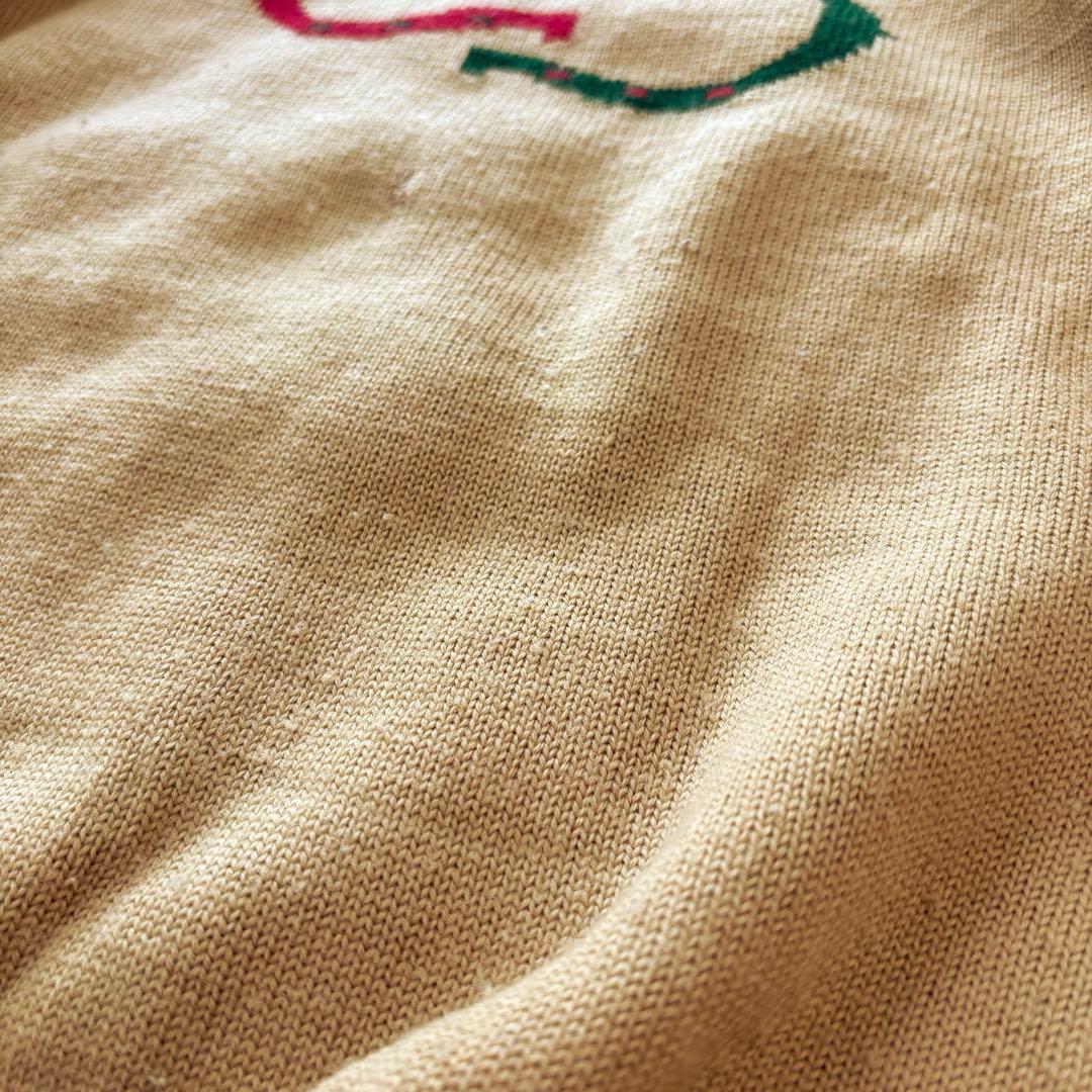 てぃん＊OLD GUCCI オールドグッチ ホースシュー ニット セーター