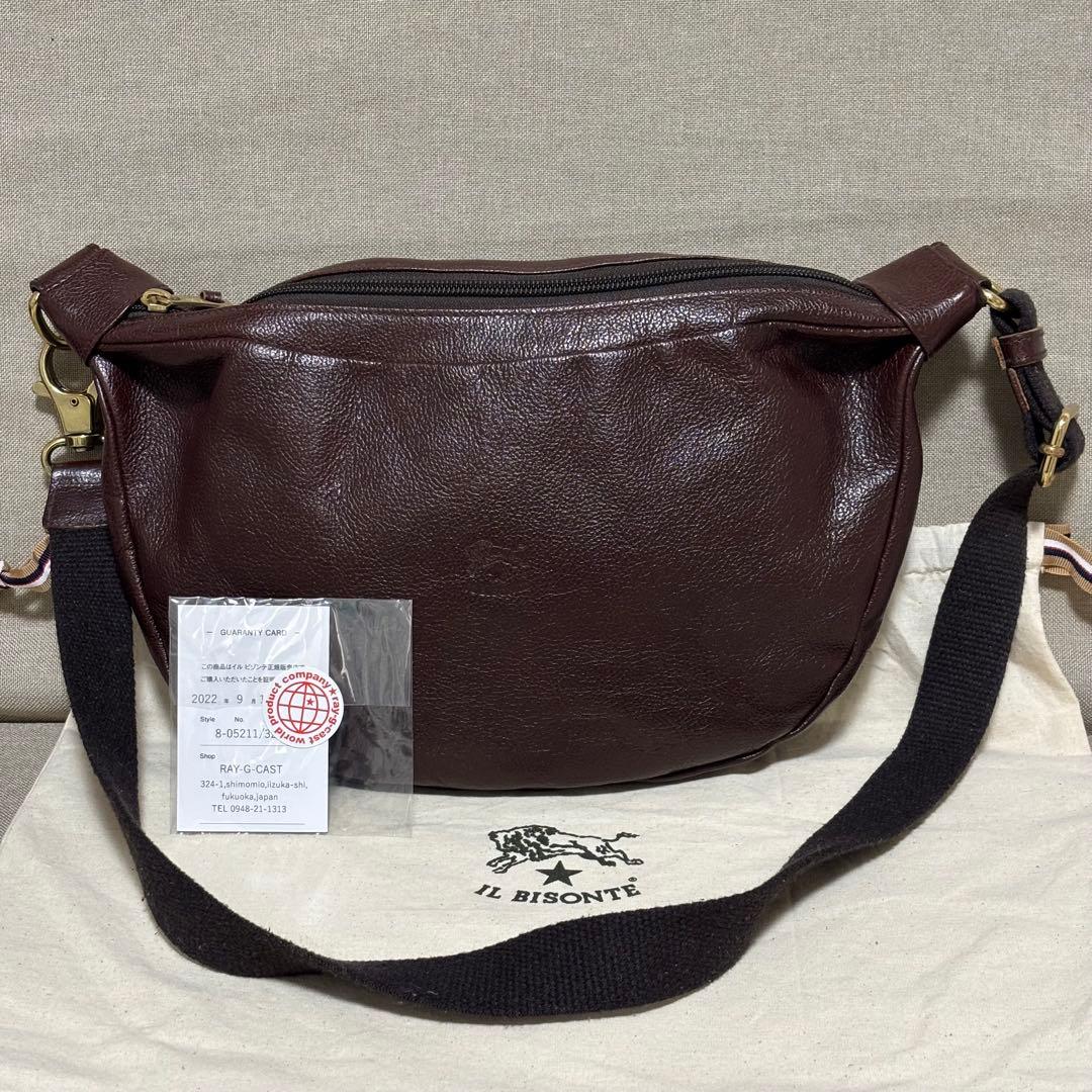 未使用級、正規保証★イルビゾンテ★クロスボディバッグ2way定価74,800円