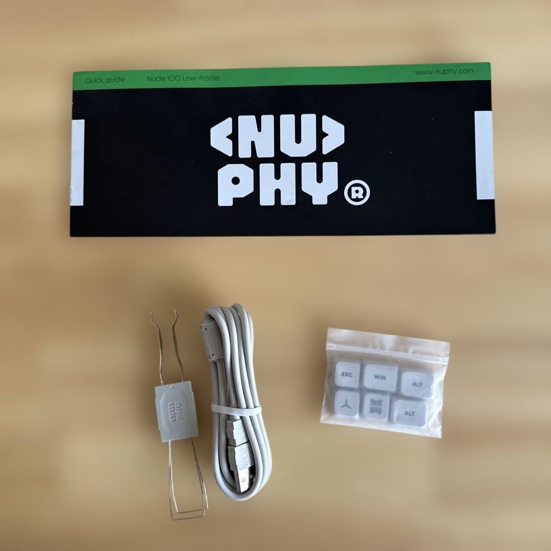 【試打のみ｜定価$109.95】NuPhy Node100 ロープロファイル