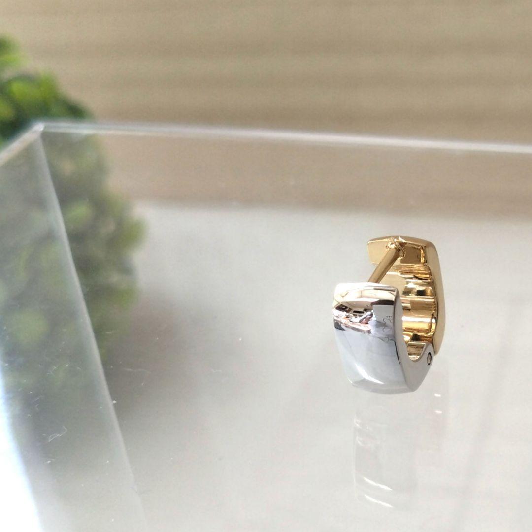 極美品LOUIS VUITTON ブックドレイユ ナノグラム フープピアス 片耳