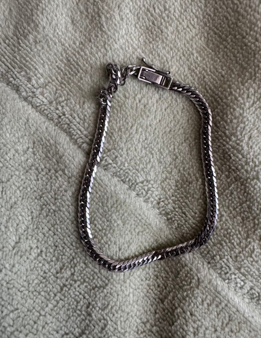 プラチナPt850 6面カット ダブル喜平 ブレスレット