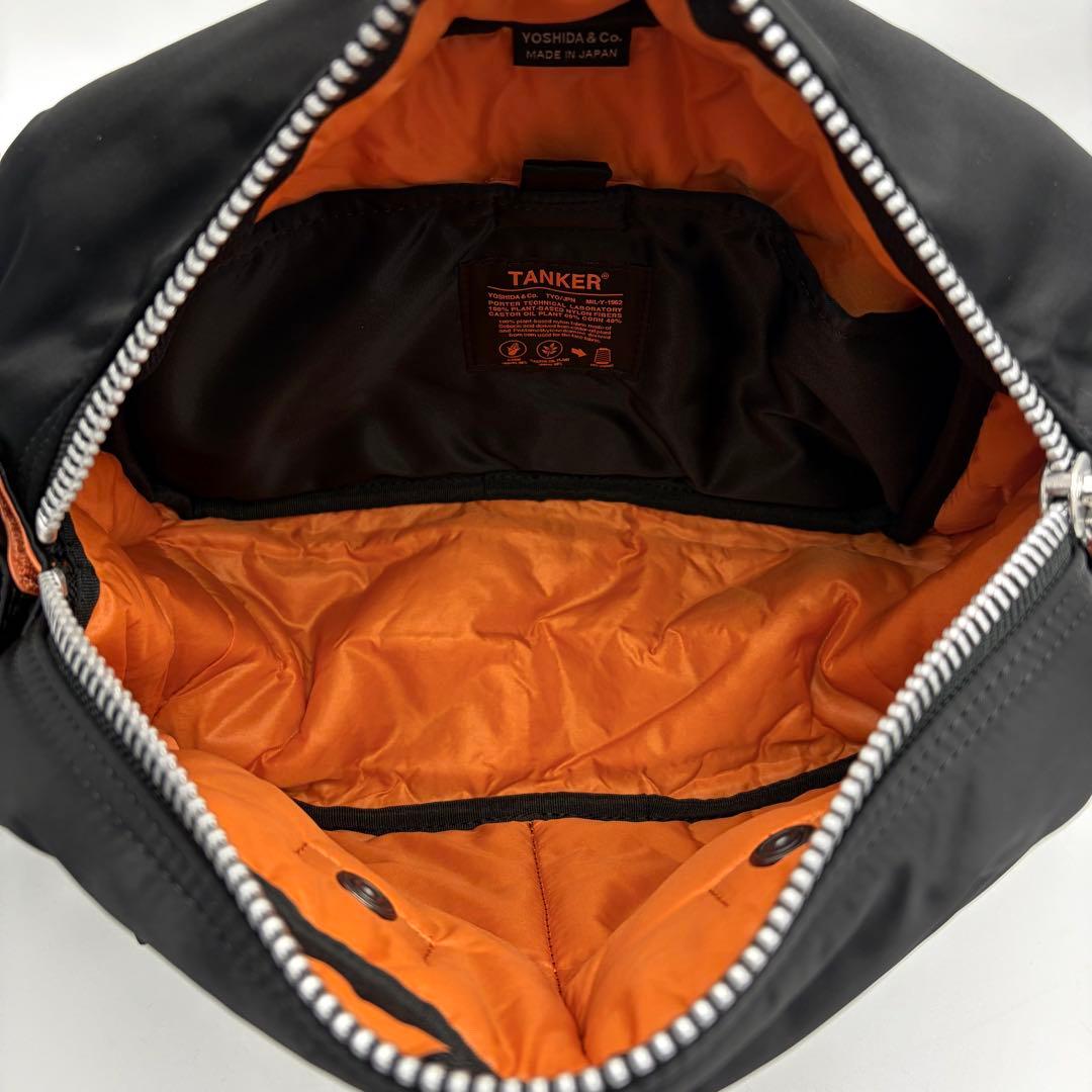 新素材 ポーター タンカー ヒップバッグ ボディバッグ 黒 ナイロン 男女兼用