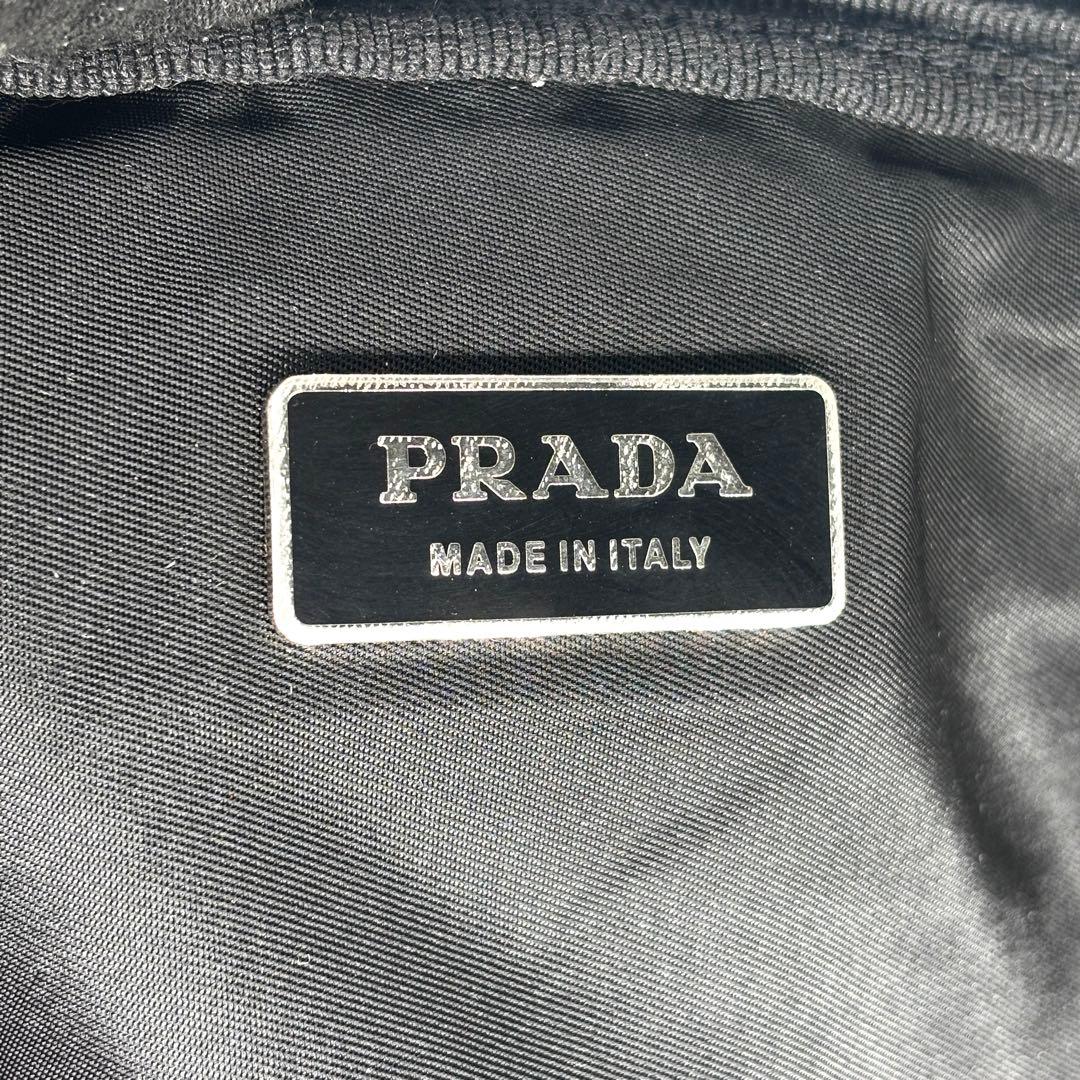 【美品】PRADA ブラック ボストンバッグ ナイロン ボストンバッグ