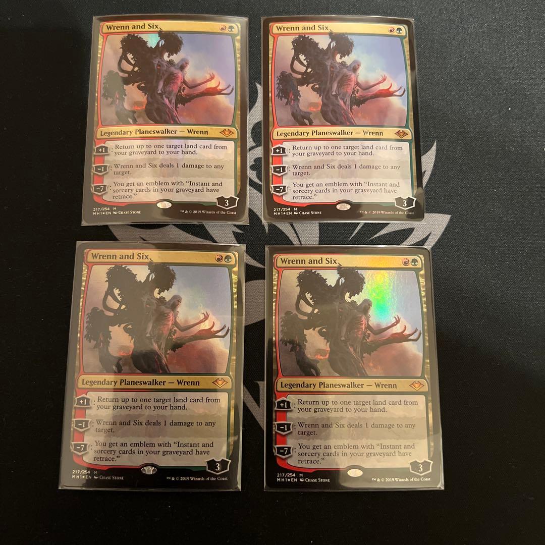 レンと六番 英語 初版 Foil ４枚セット