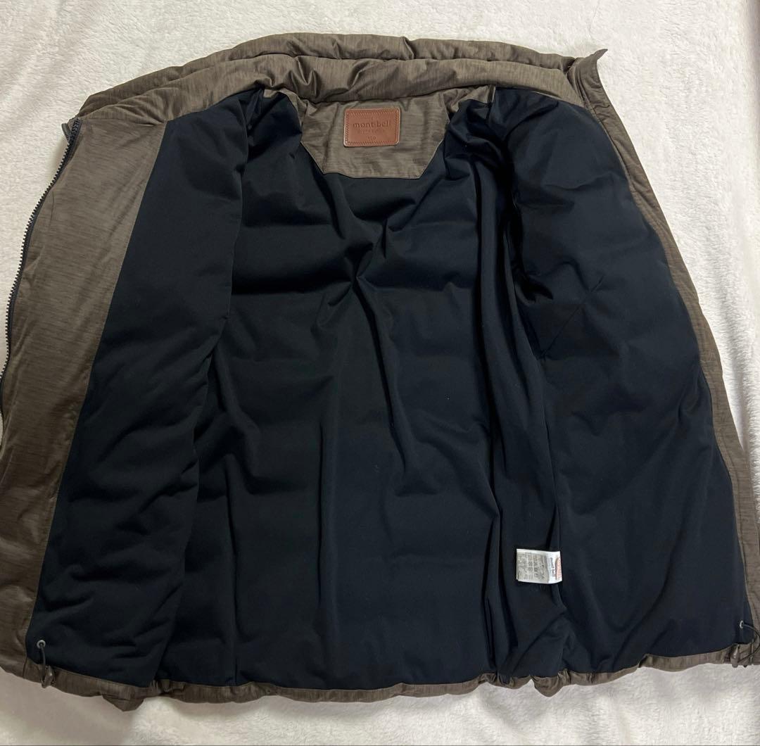 ✨美品✨ montbell モンベル ダウンジャケット ブラウン アシンメトリー