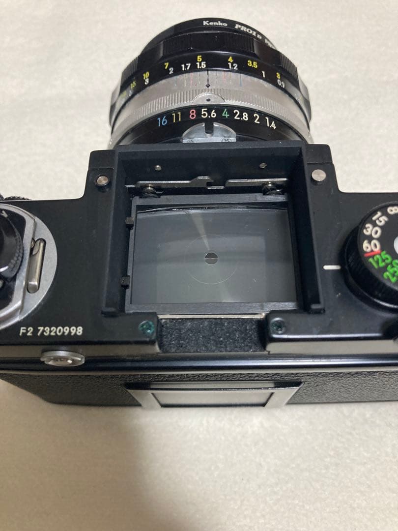 Nikon F2 フォトミックブラックボディ　レンズ、純正本革ケース、使用説明書