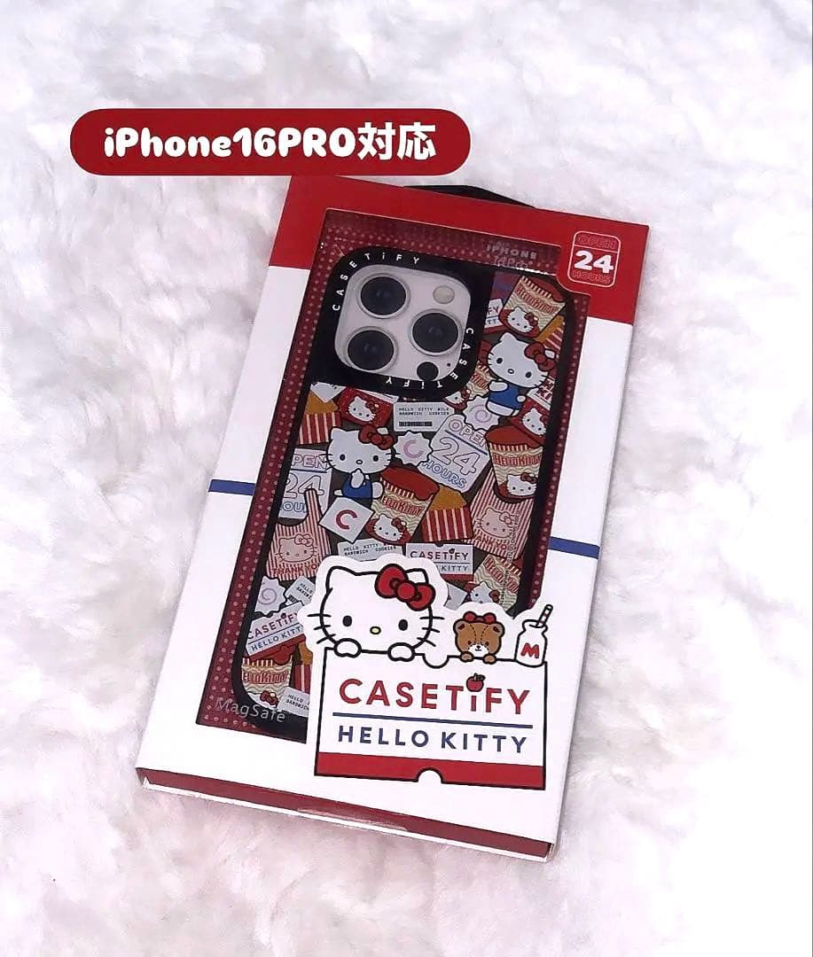 《正規品》CASETIFY ハローキティミラー 【iPhone16PROケース】