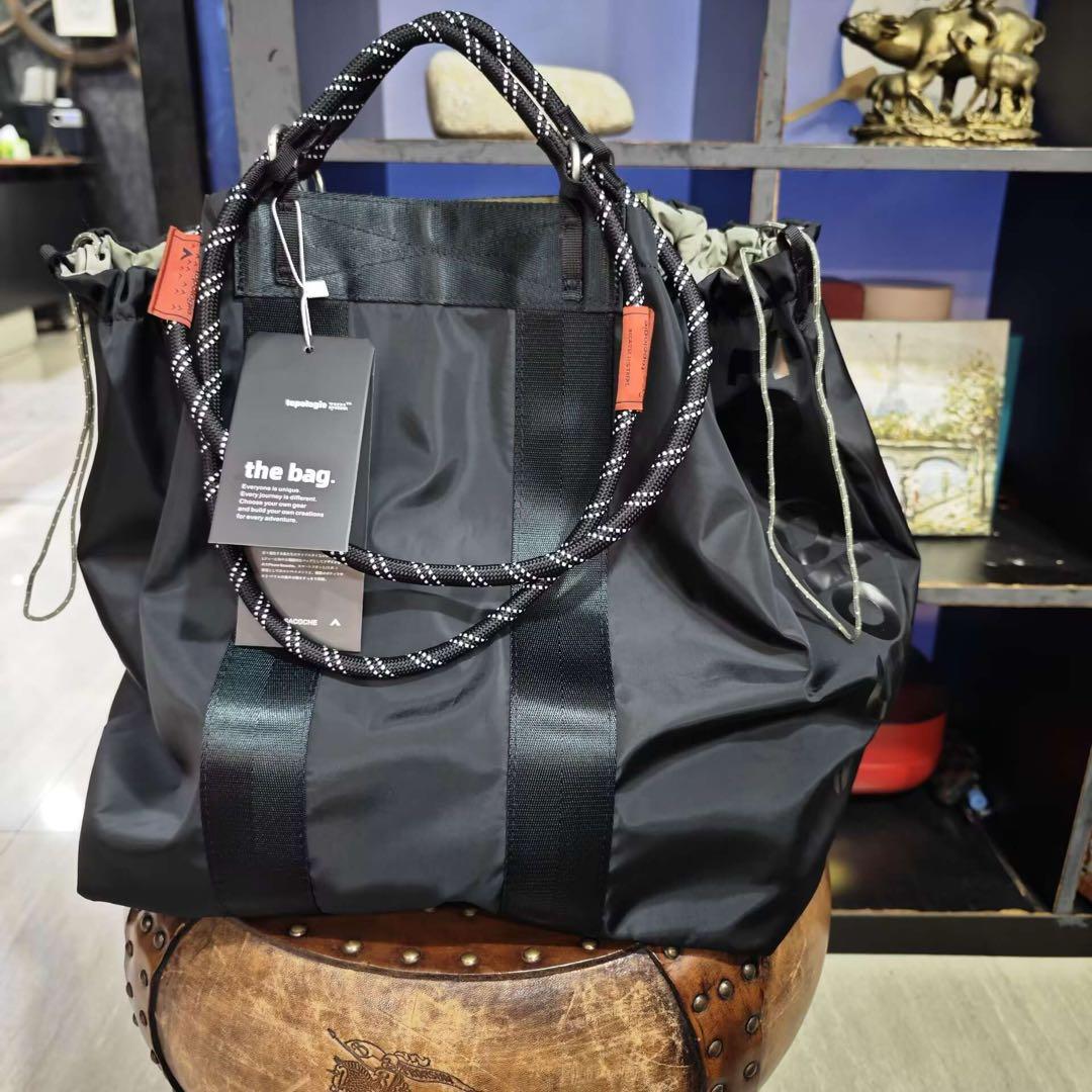 Topologie トポロジー トートバッグ ラージ ブラック 大容量 カバン