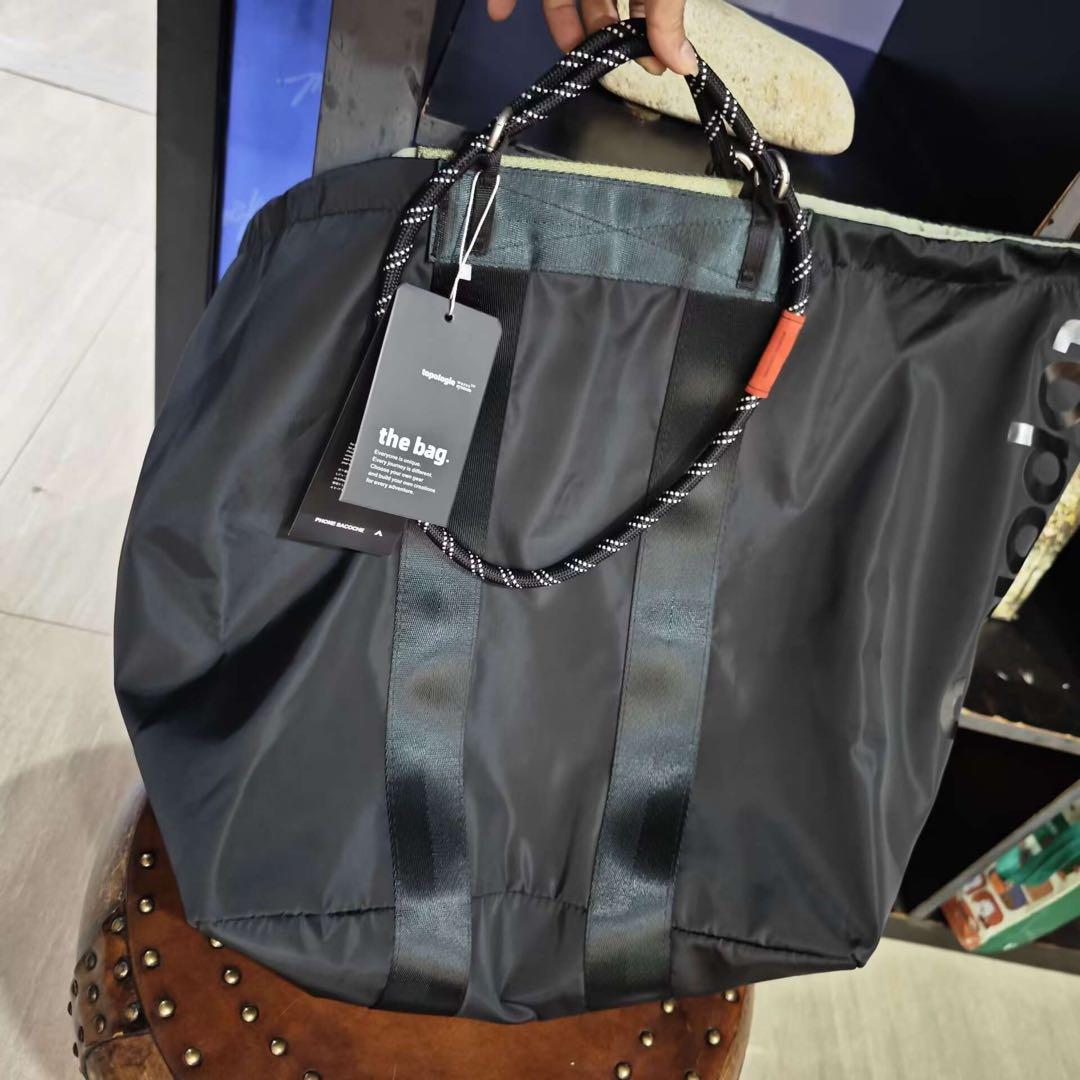 Topologie トポロジー トートバッグ ラージ ブラック 大容量 カバン