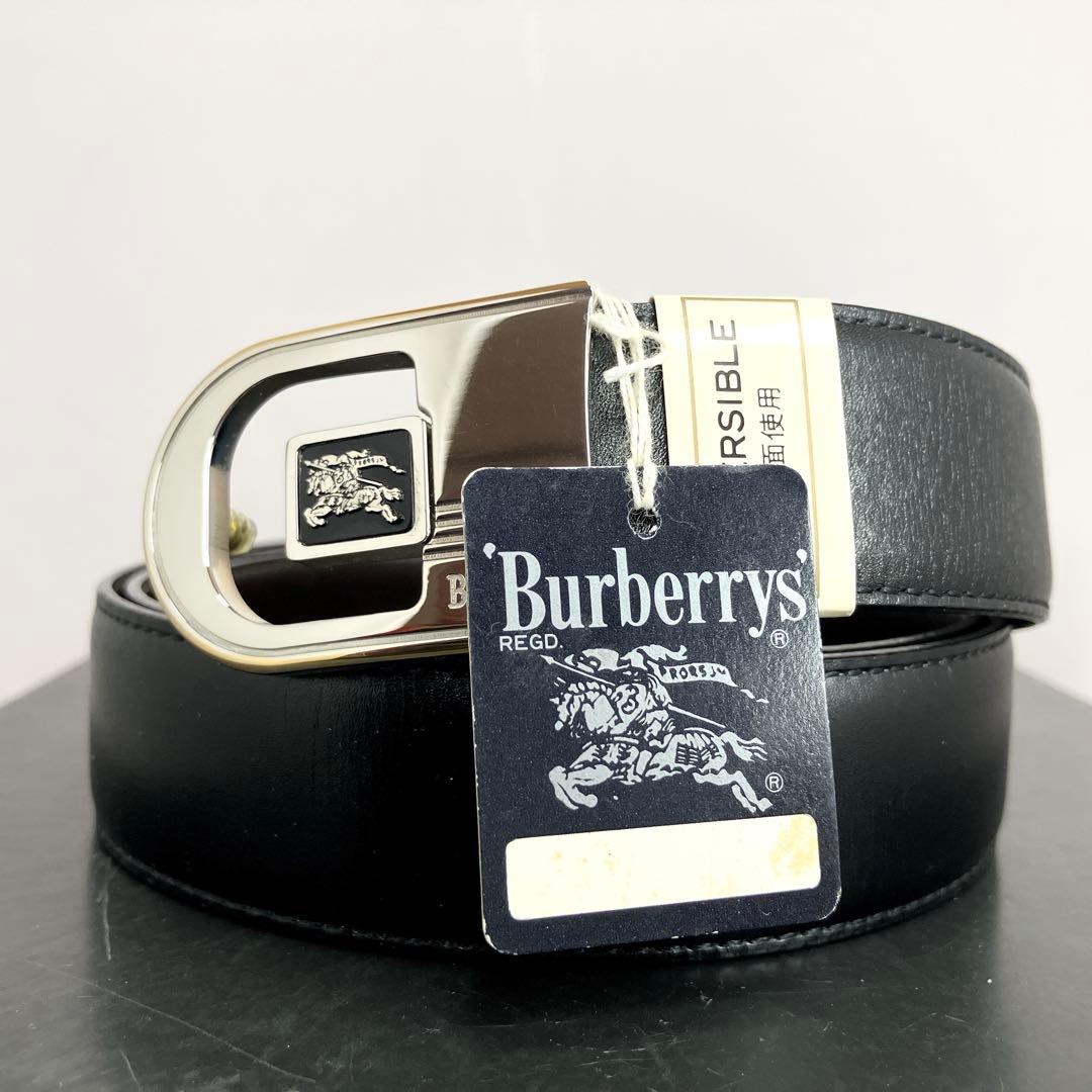【超希少】【未使用】BURBERRY バーバリー　レザー　ベルト　ビジネス