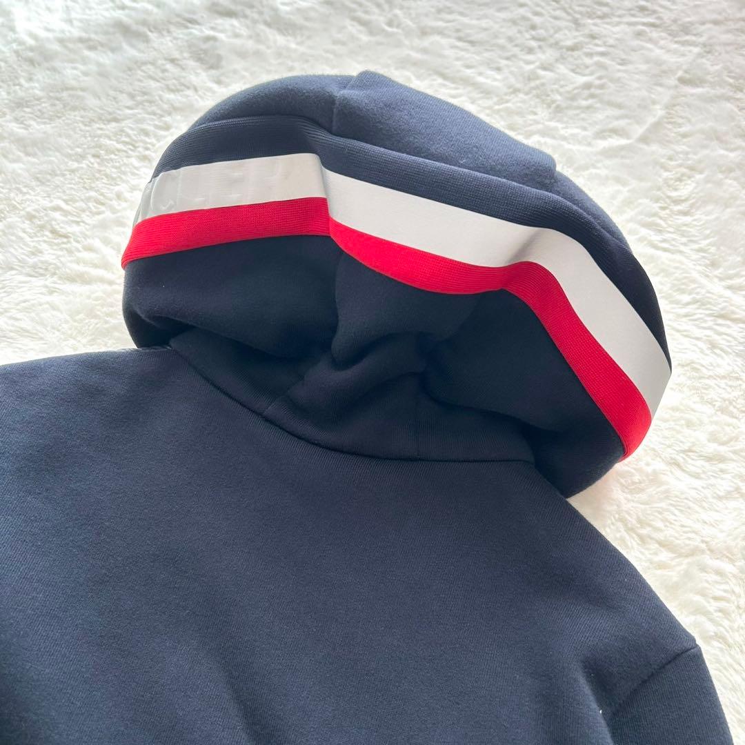 【美品】モンクレール　ジップダウンパーカー　フード　トリコロール　定番　XS