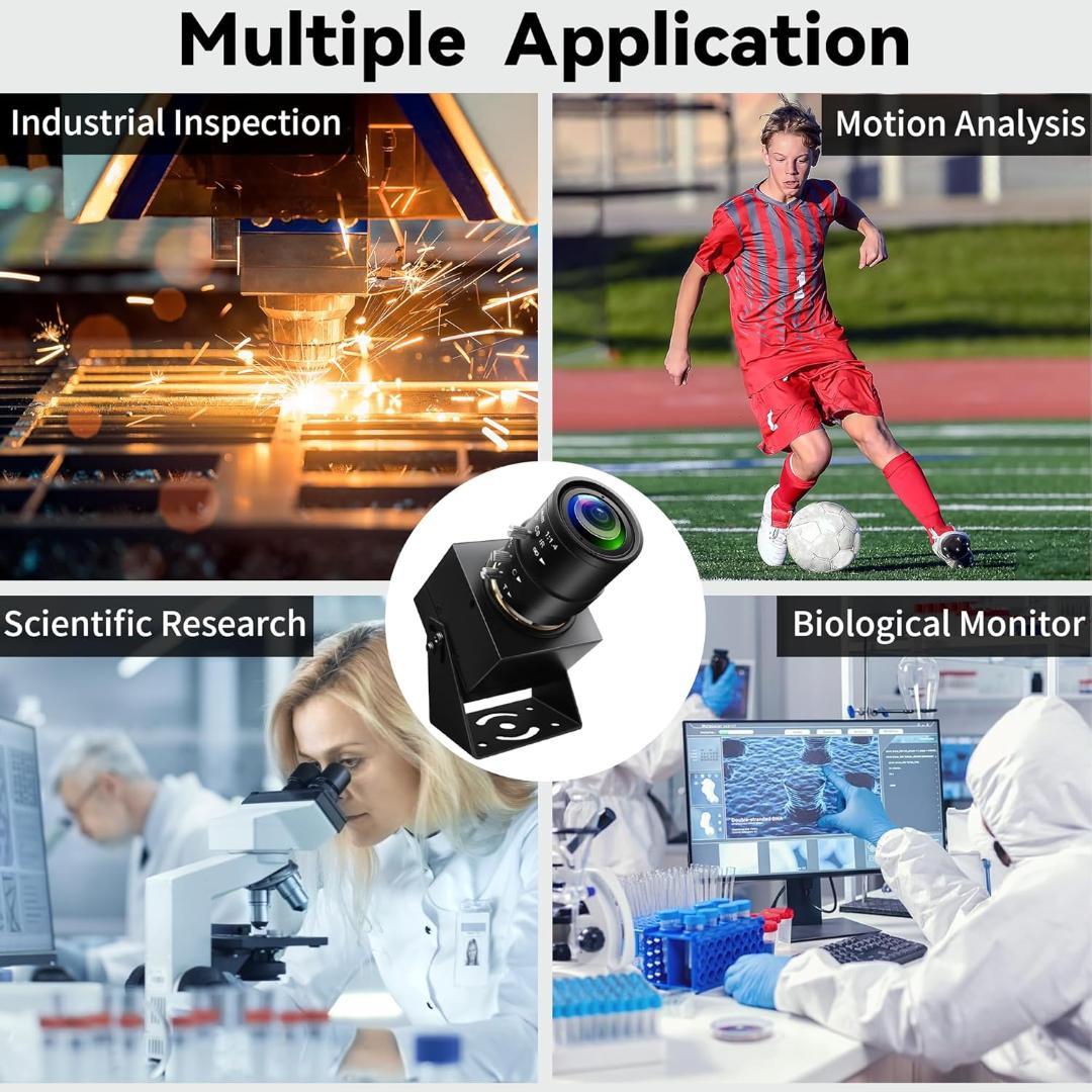 ELP 5メガピクセル USBカメラ 2.8-12mm 4倍望遠光学レンズ