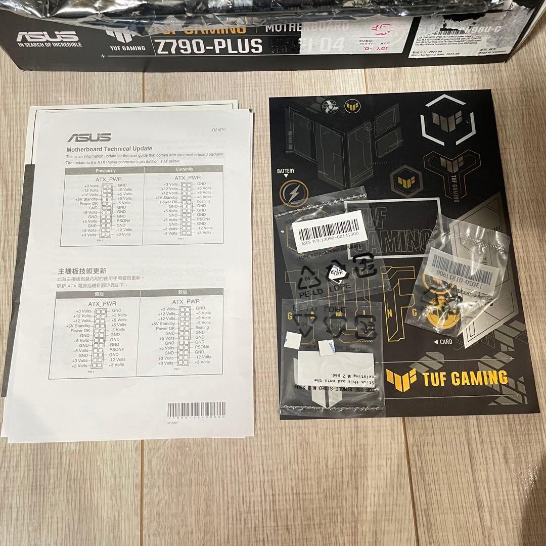 i9-13900KF マザボTUF GAMING Z790 PLUS DDR4