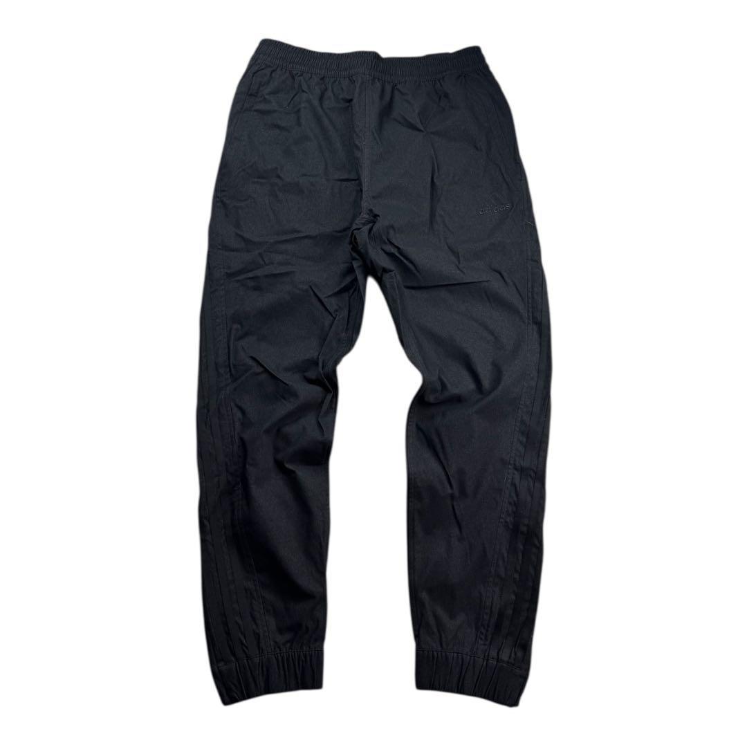 E新品 XLアディダス adidasデニム風 ウーブン セットアップ 上下 黒