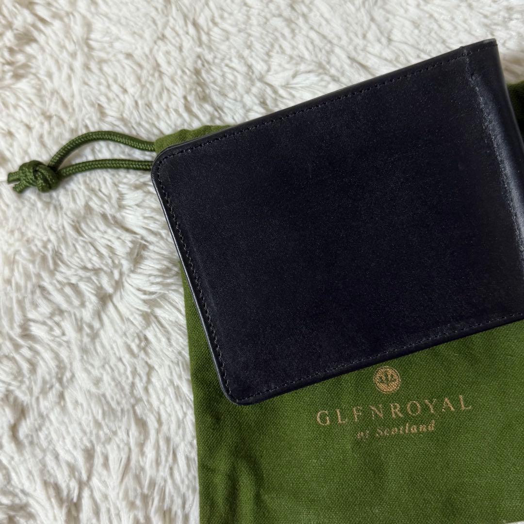 ⭐️新品未使用⭐️　グレンロイヤル　マネークリップ　小銭入れ付き　二つ折り財布