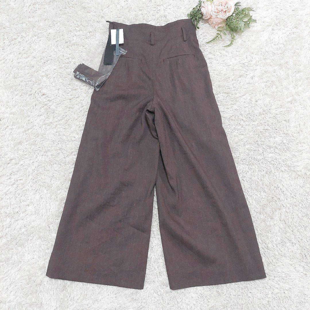 新品タグ付き BOSCH ボッシュ リネン ノーカラー パンツスーツ