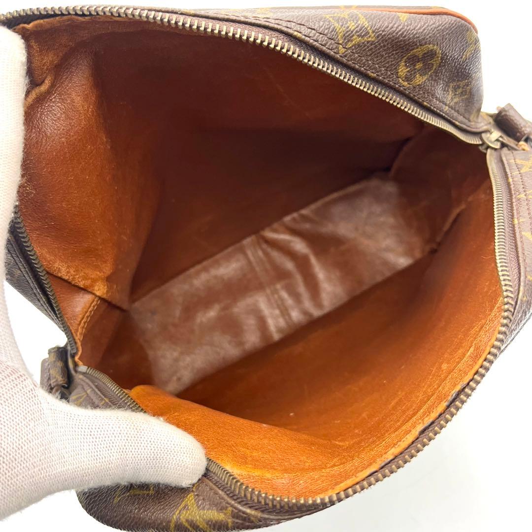 ルイヴィトン モノグラム マルソー ショルダーバッグ 本物 正規品 男女兼用 茶