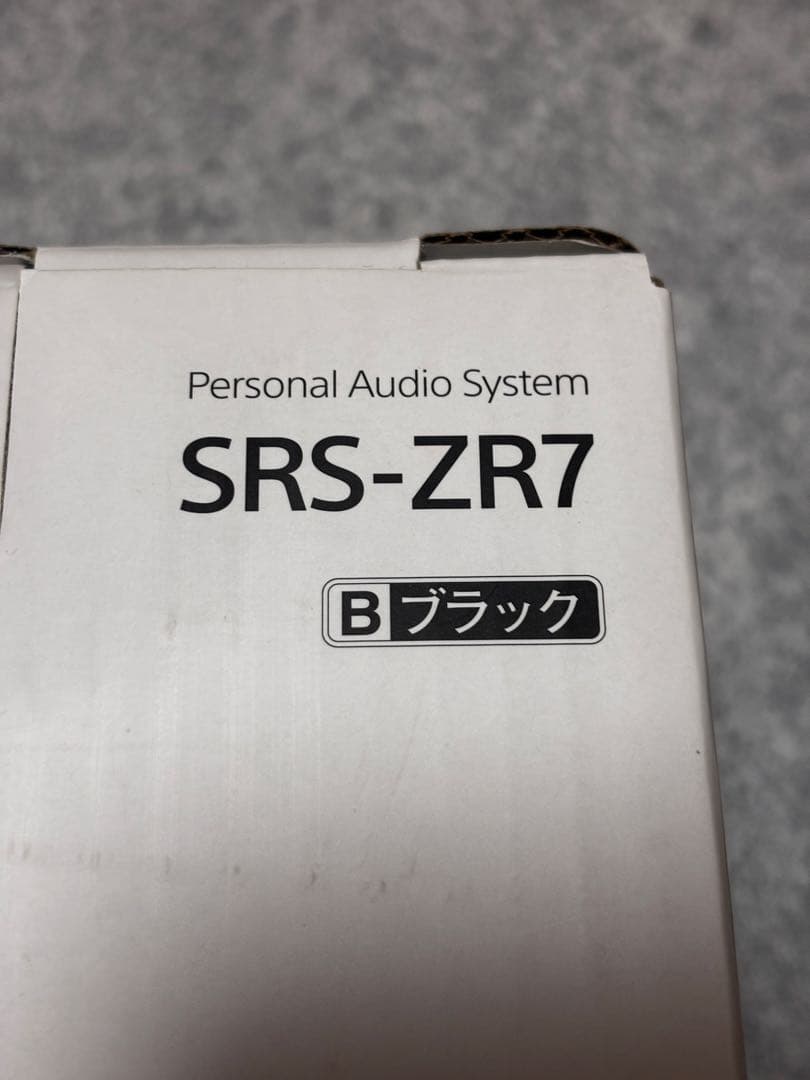 SONY ワイヤレススピーカー SRS-ZR7 ブラック 動作確認済み