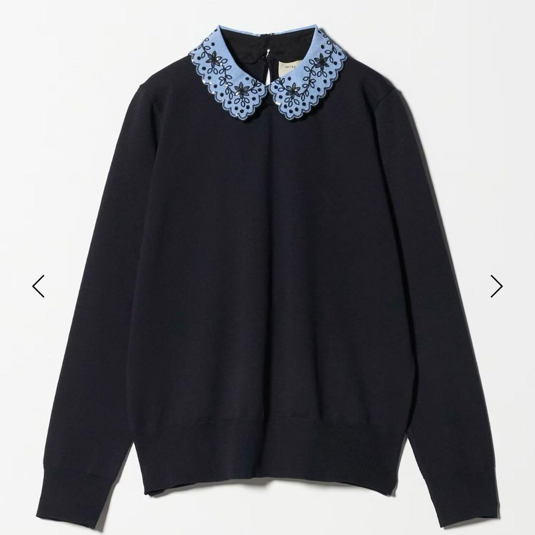 UNITED ARROWS フラワービジューニット 2枚目以降写真あり