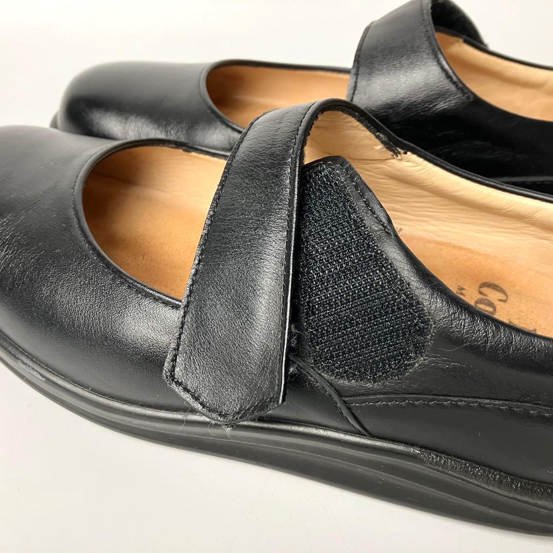 【未使用級】Finn Comfort メリージェーン　ストラップ　黒　23.5