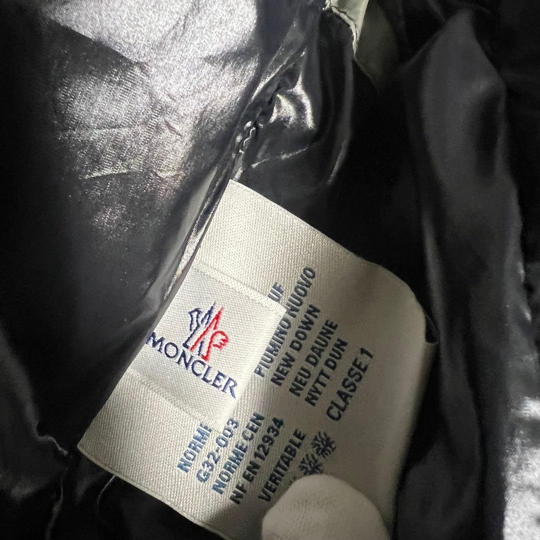 【良品】MONCLER モンクレール　ダウンベスト サイズ00 オリーブ色