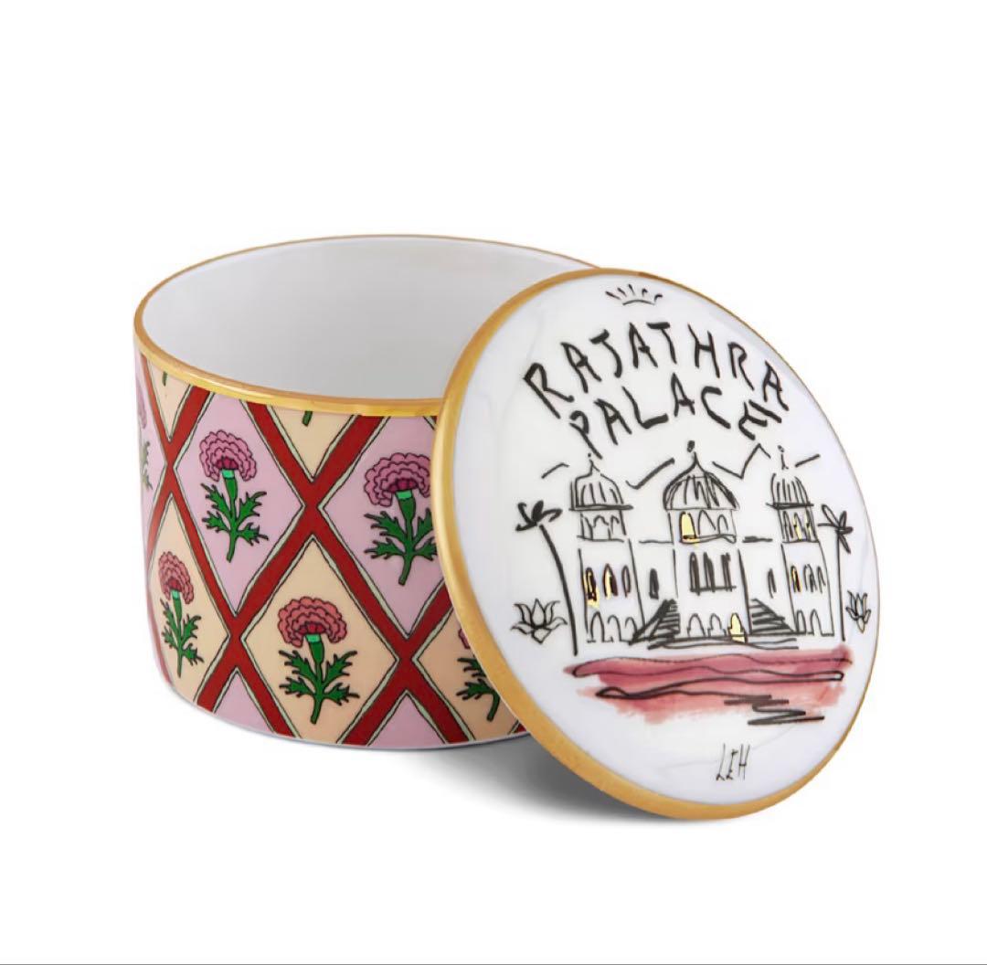 GINORI 1735 フタ付きボックス　PROFUMI LUCHINO