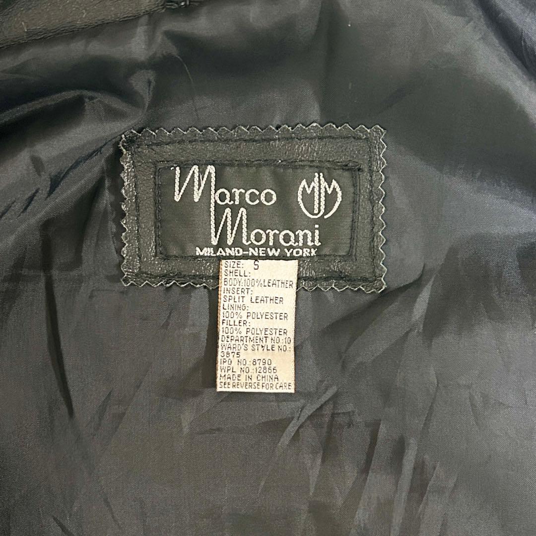 希少✨ヴィンテージ レザーコート マキシ丈 ペイズリー柄 本革 ブラック