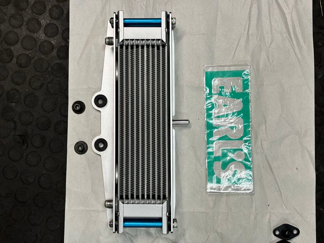 Active オイルクーラー9段 メッシュホース フィッティング XJR400