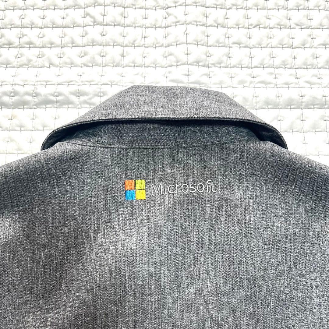 美品 Microsoft マイクロソフト ジャケット 企業系 アウター M 希少