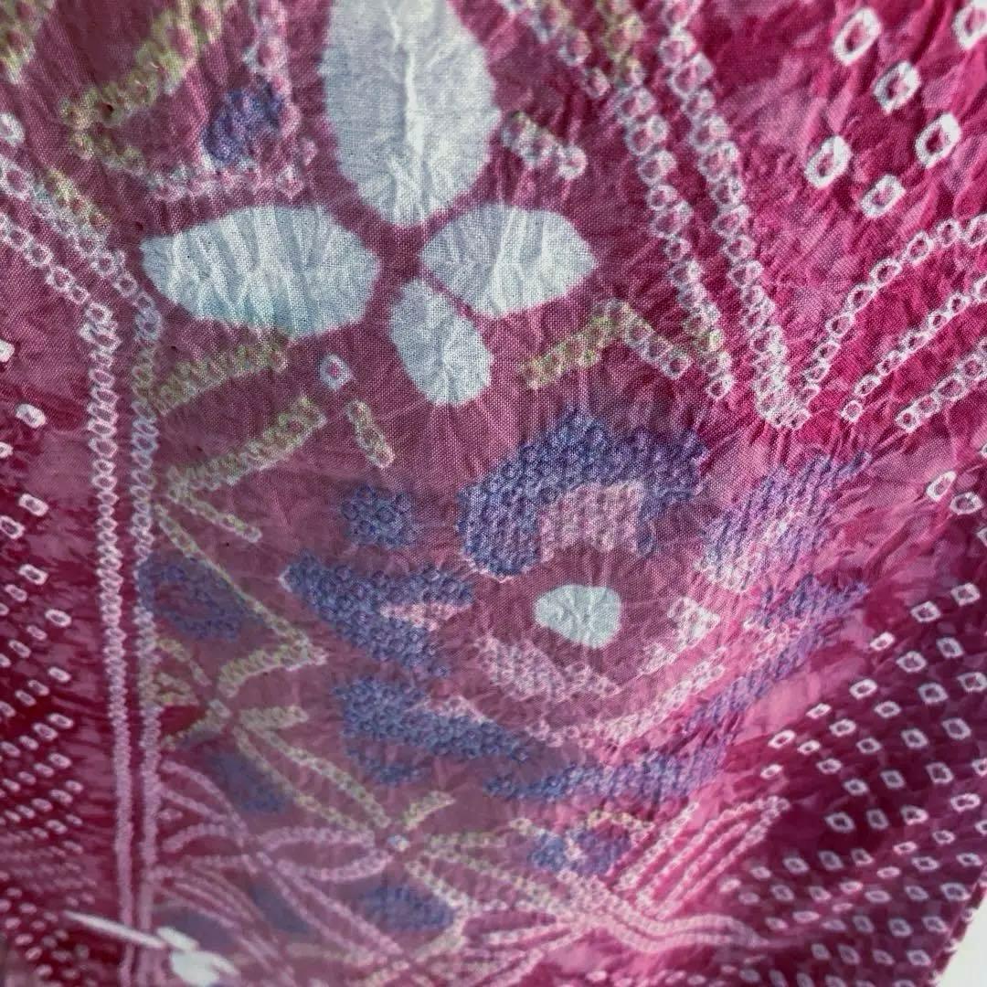 *nuko* 有松絞り浴衣・有松鳴海絞り浴衣　手縫い　蝶々　No.8-80