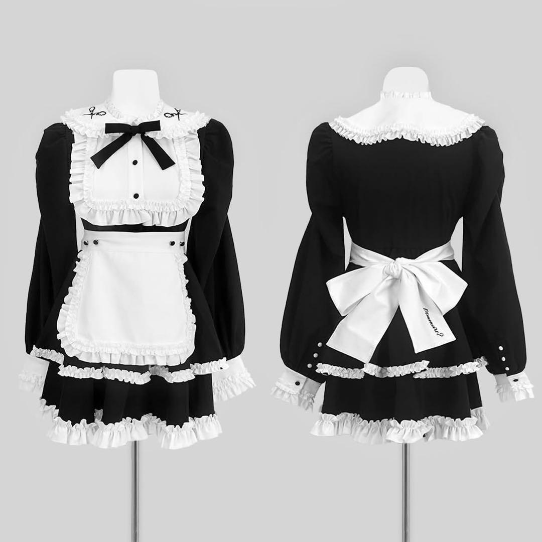 DimMoire ディムモアール 絶メイドワンピース black&white