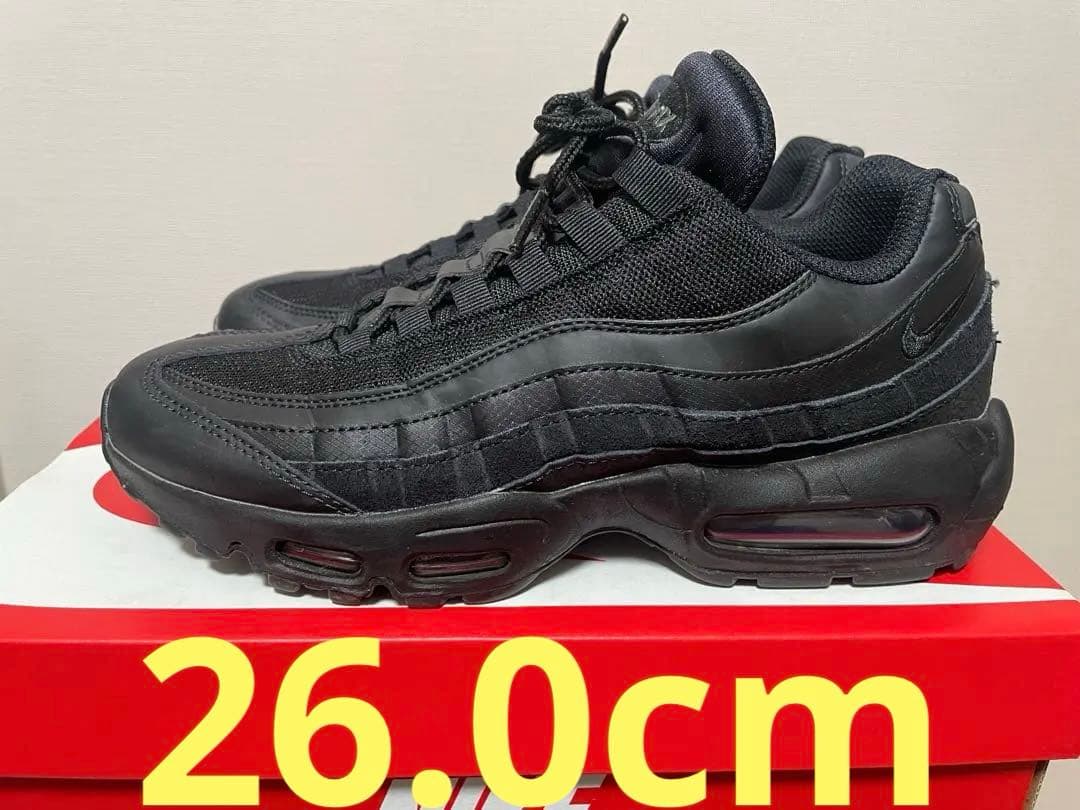 ナイキ エアマックス 95 エッセンシャル ブラック/ブラック/ダークグレー