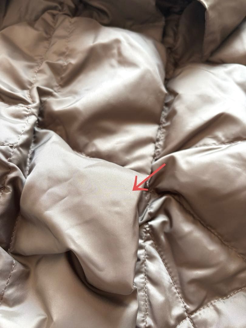 センソユニコ ダウンジャケット 変形 ビッグカラー ドローコード L