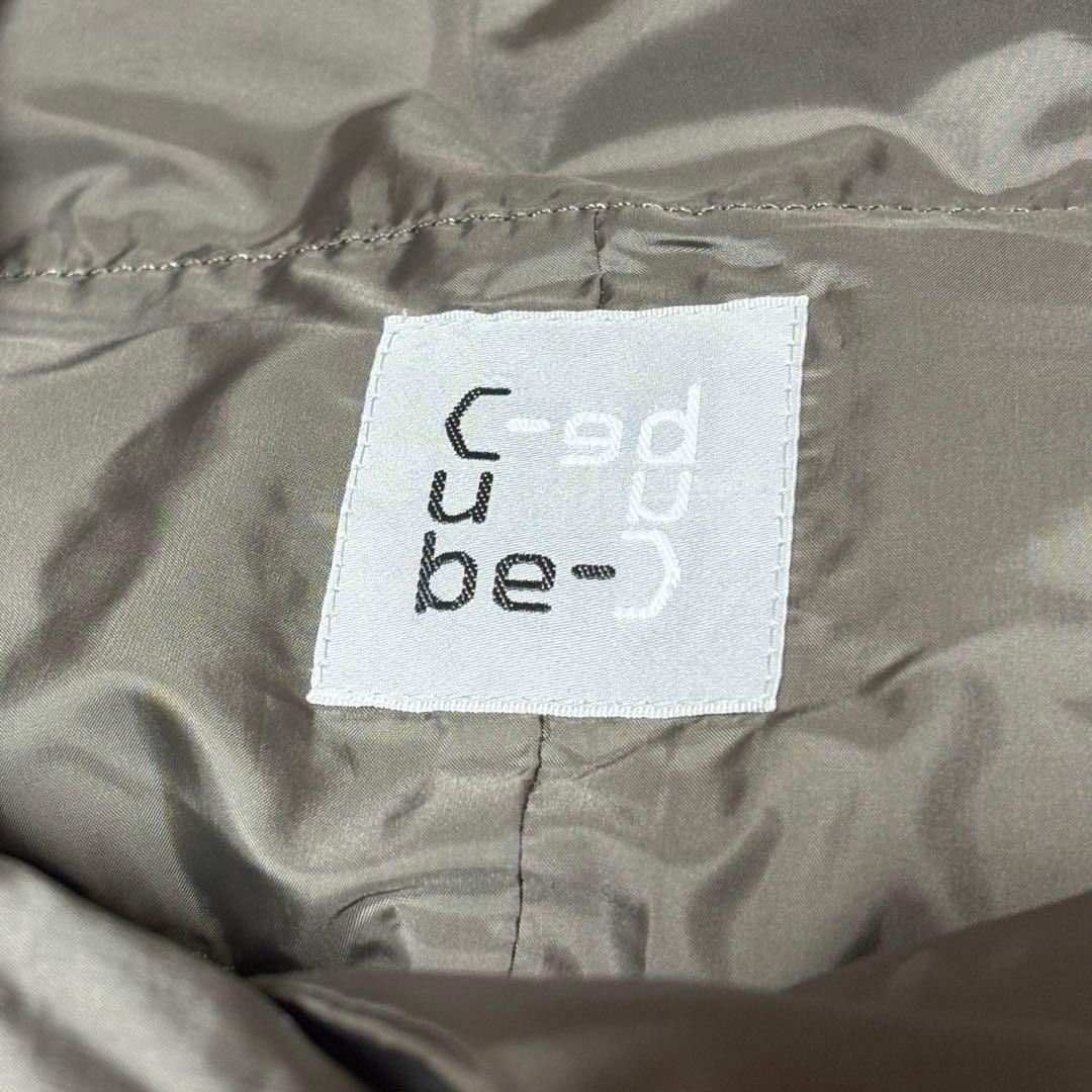 センソユニコ ダウンジャケット 変形 ビッグカラー ドローコード L