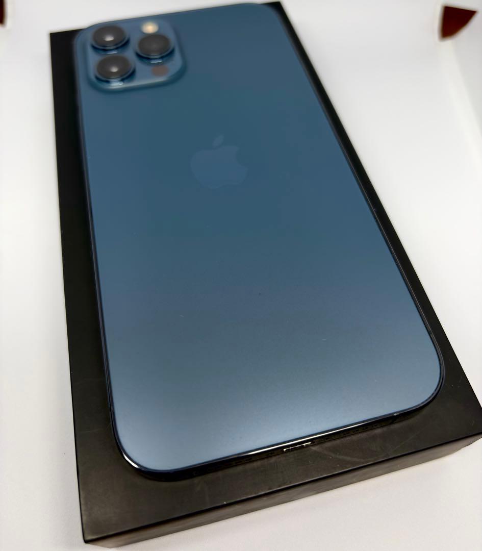 Apple iPhone 12Promaxブルー 256GB本体　SIMフリー