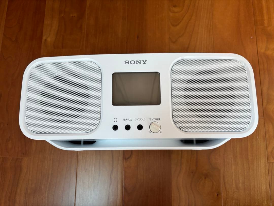 sony cdラジカセcfd-s401 未使用　ホワイト　展示品　ソニー