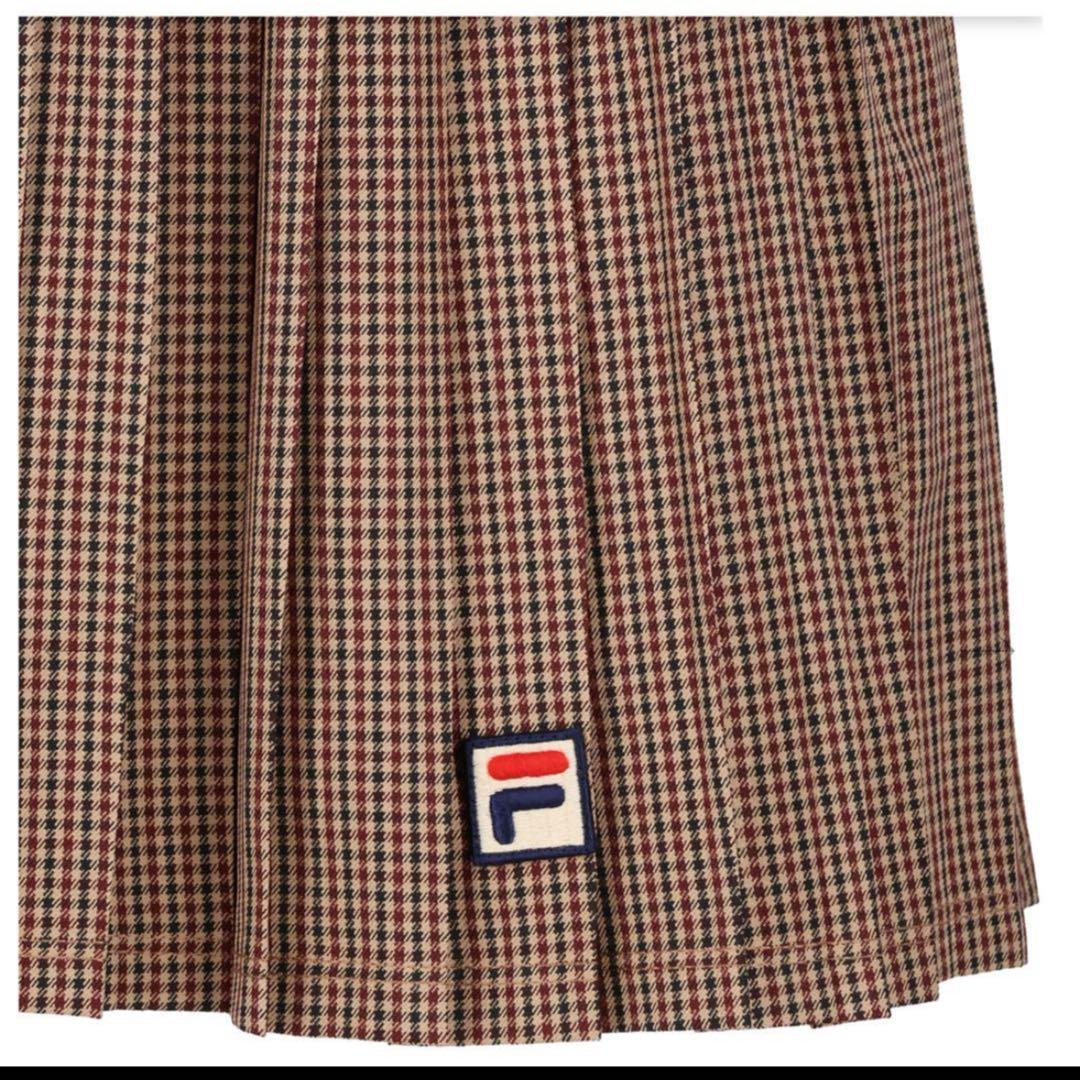 FILA ガンクラブチェックスカートのみ