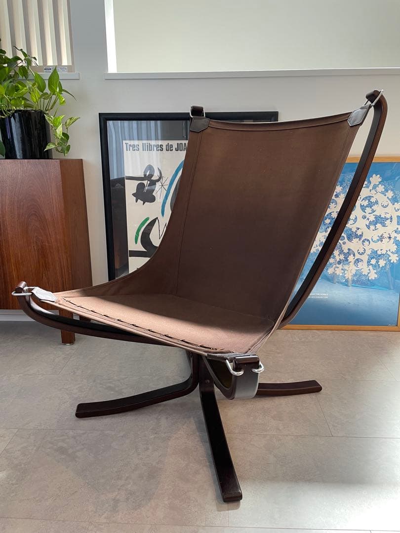 北欧ヴィンテージ バットネ ファルコンチェア&オットマン ラウンジチェア