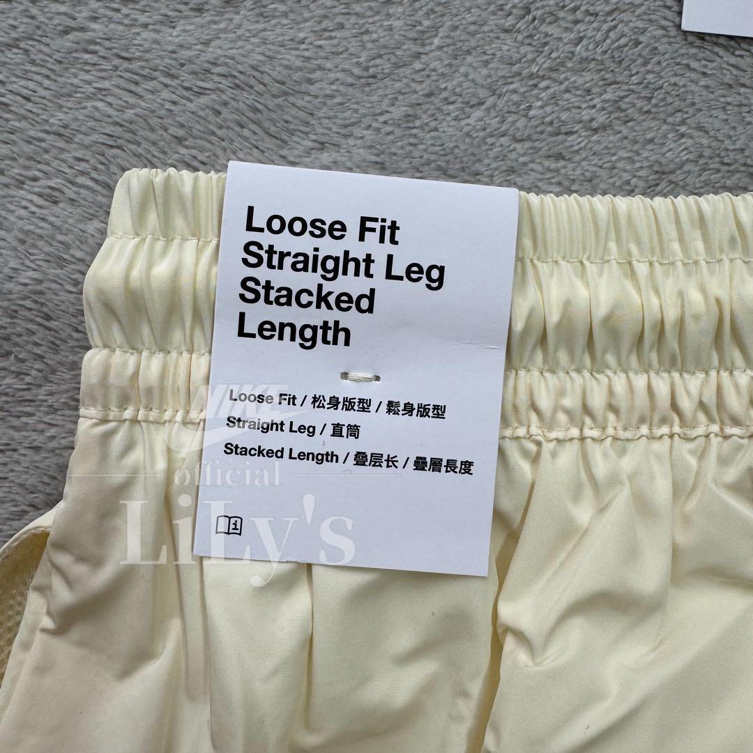 【Ｌサイズ】NIKE上下セットアップ　オフホワイト　ウーブン　ビッグスウォッシュ