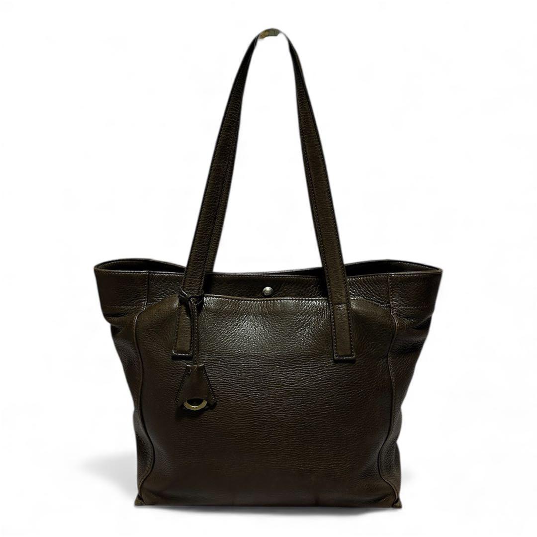 【aniary】 メンズ レザー トートバッグ ブラウン 肩掛け A4可能