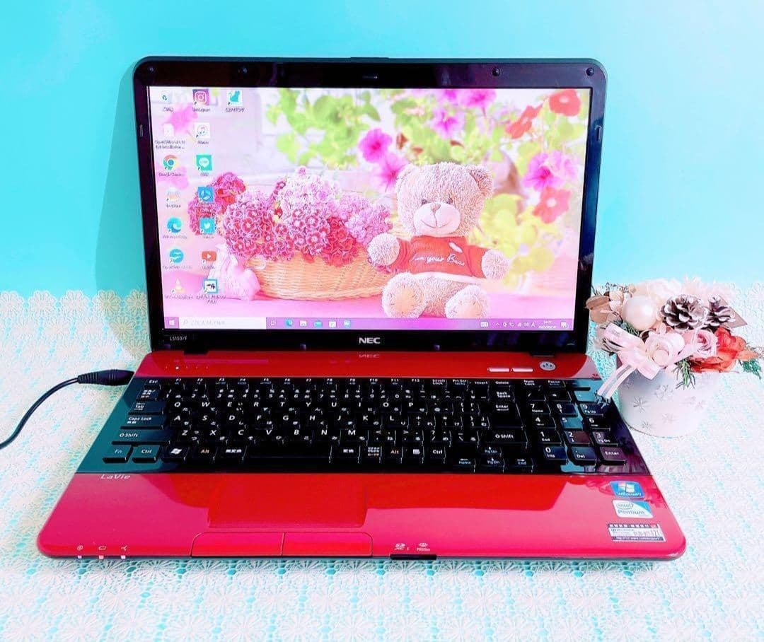 NEC 赤 ノートPC