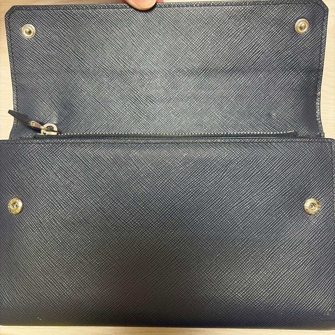 PRADA　プラダ　三つ折り　財布　メンズ　ギャランティーカード付き