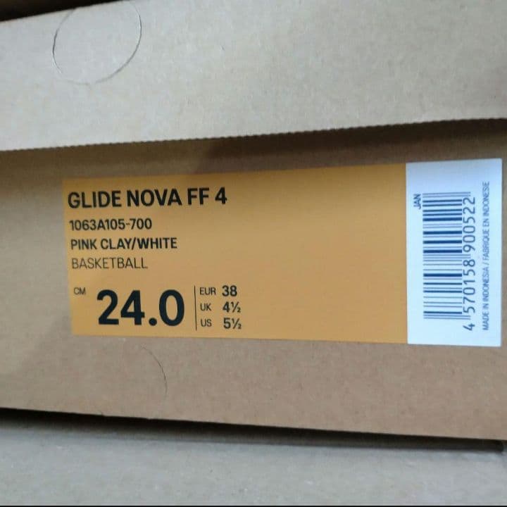 アシックス バスケットシューズ GLIDE NOVA FF 4　ピンク　バッシュ