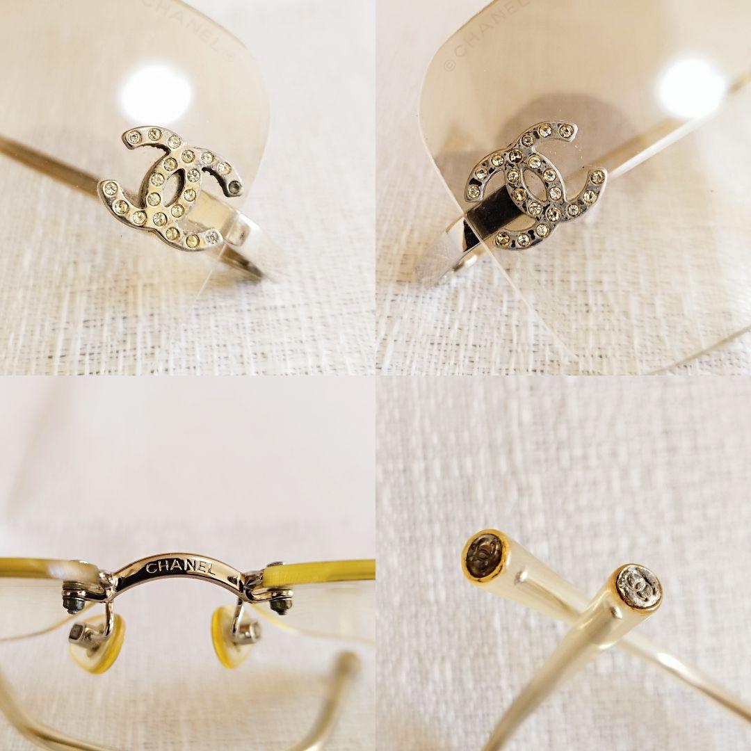 CHANEL　サングラス　4017-D　グラデーション　ココマーク　リムレス